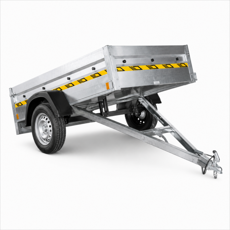 SOREL Pratik 200 - Remorque bagagère basculante - PTAC 500 kg - Vue 2