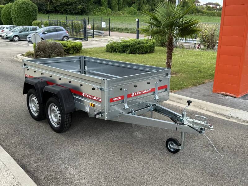 Remorque bagagère TEMARED PRAKTI 2312/2 - Double essieu basculante - PTAC 750 kg - Vue 4